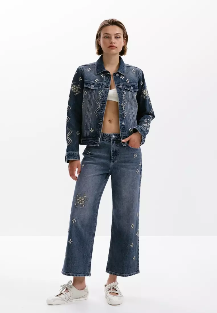 Mirror denim jacket