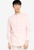 ZALORA BASICS pink Front Panel Long Sleeve Shirt A4B37AA40964F8GS_1