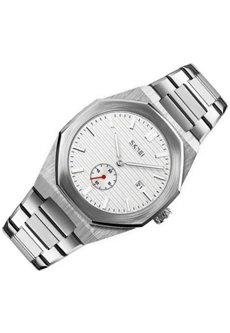 Jam Tangan Analog Pria Waterproof Strap Tali Material Stainless Steel GN44 ORIGINAL