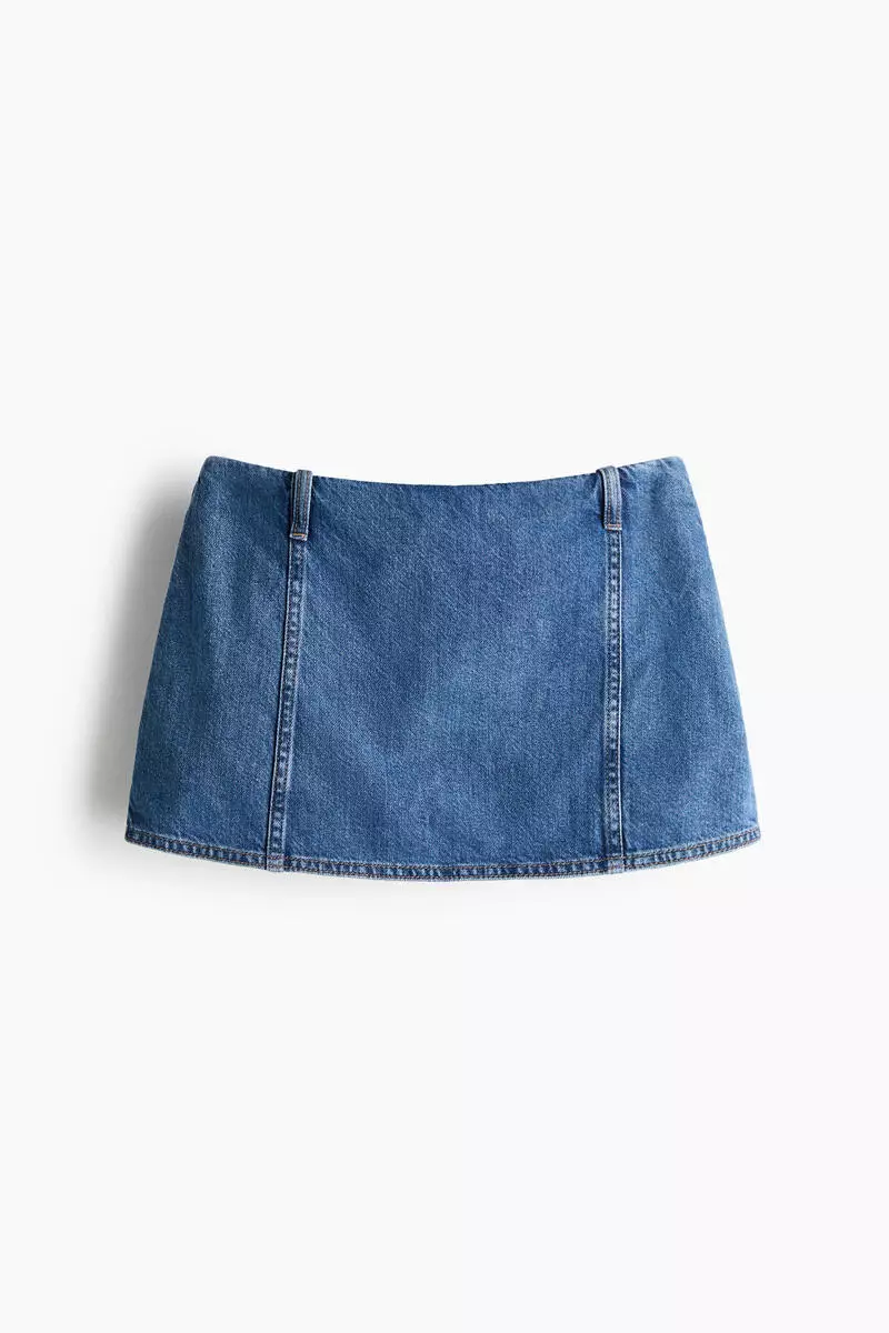 Denim skort