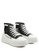 London Rag black and white Elasticated Ankle Vintage Sneakers in Black and White F6422SHBCCF9AFGS_2