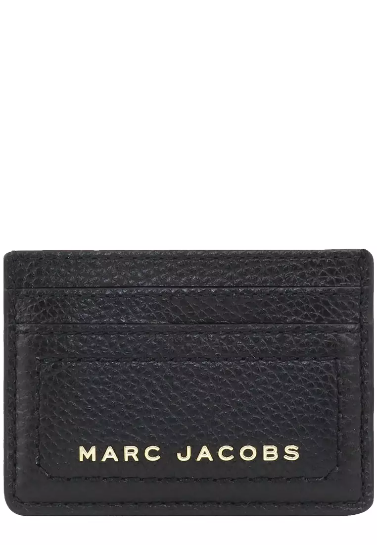 Buy Marc Jacobs Marc Jacobs The Groove Leather Card Case In Black ...