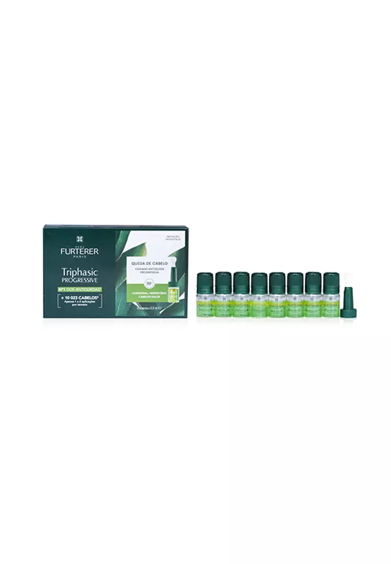 Rene Furterer - Triphasic Progressive Anti-Hair Loss Treatment 8x5.5ml/0.18oz