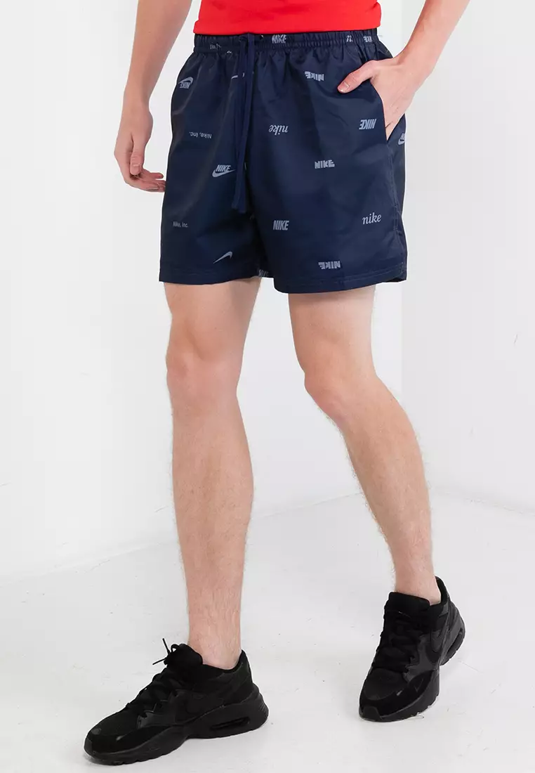 Men s Club Woven Allover Print Flow Shorts