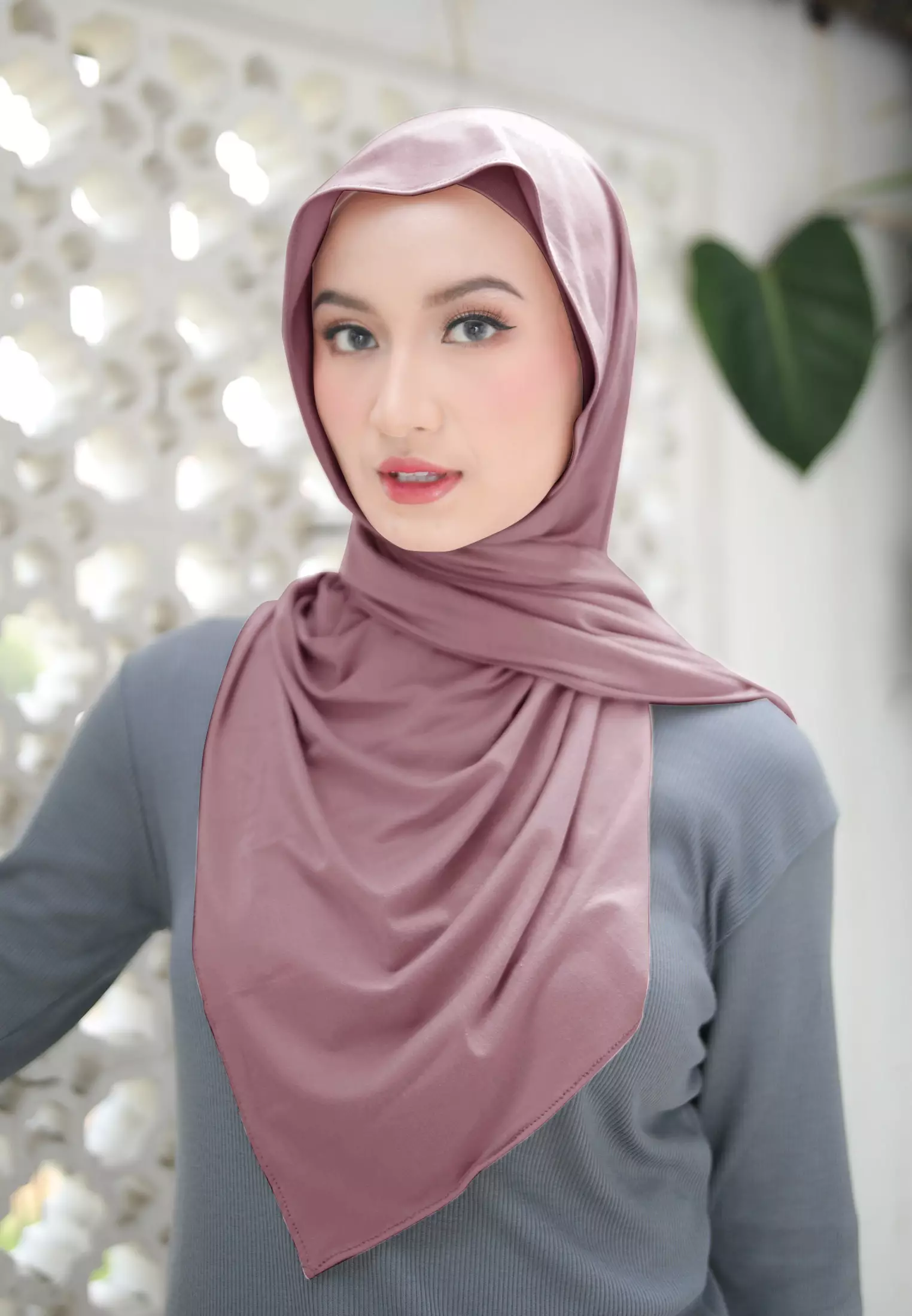 Cotton Bee - Nayma Turkey Shawl | Pashmina Rayon Premium - Purple Jasper