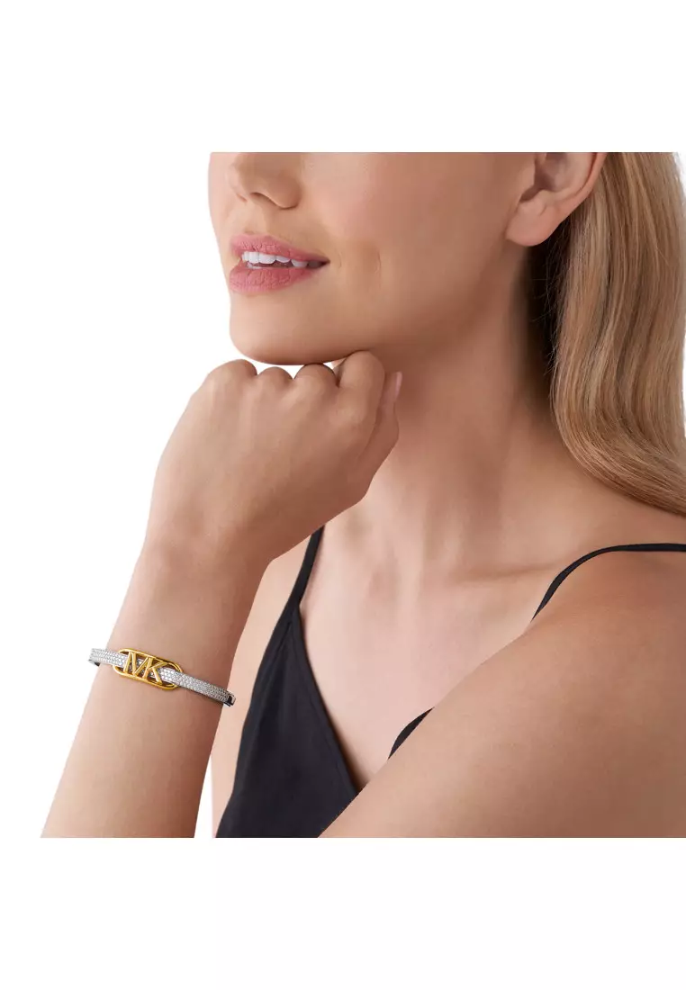 Mk silver bracelet outlet