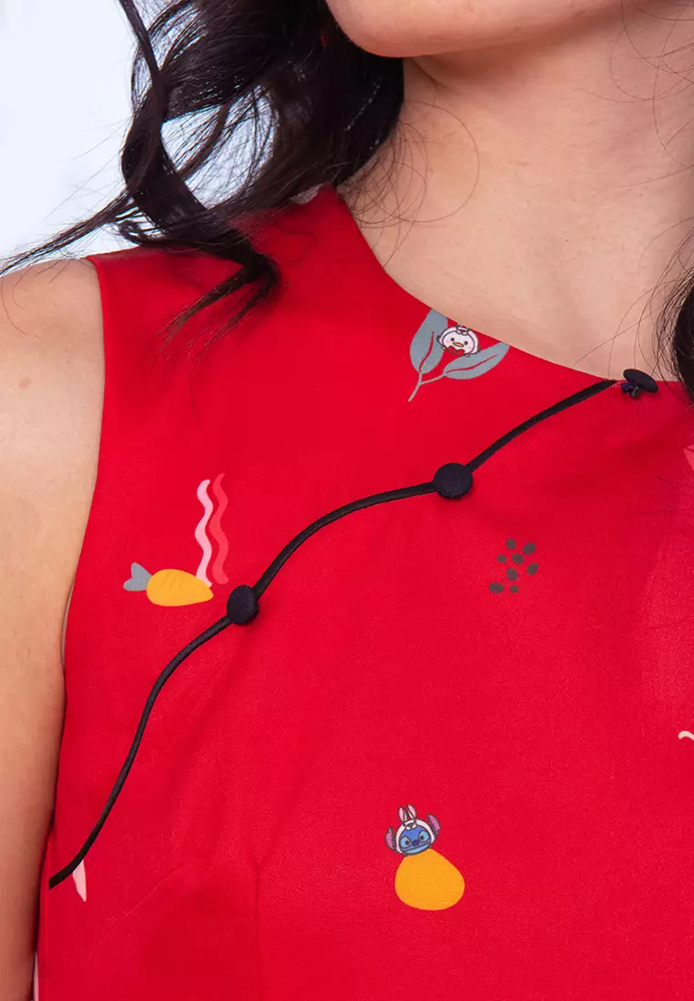 Buy L'zzie DISNEY X LZZIE TSUM TSUM BUNNY DETACHABLE COLLAR CHEONGSAM