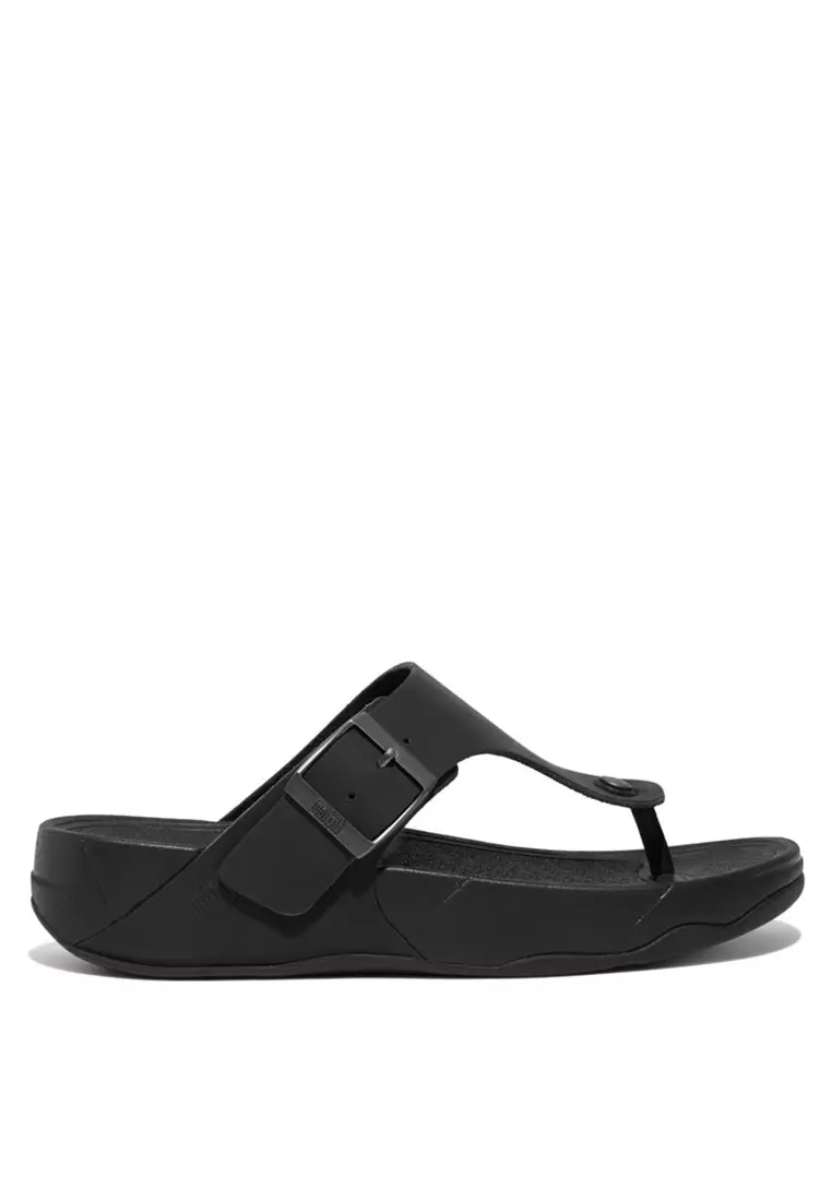 Buy FitFlop FitFlop TRAKK II Men's Buckle Leather Toe-Post Sandals ...