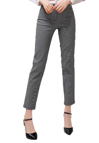 London Rag grey Checkered Formal Trousers in Grey CA90BAAE3360EEGS_1