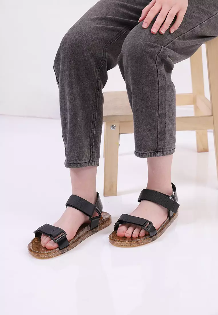 Sofia Maylera Jelly Sandal Black