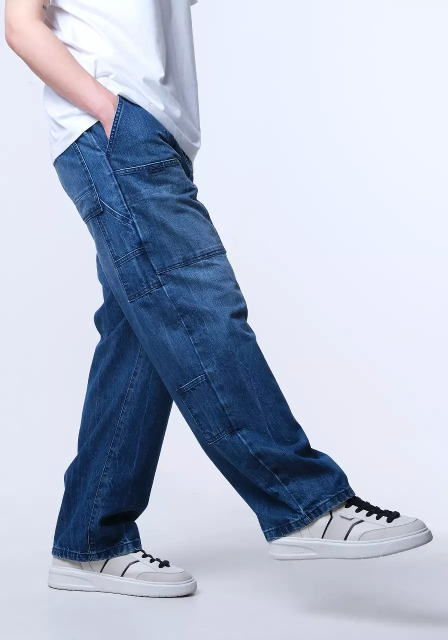 Celana Jeans Carpenter Mason Dark Blue