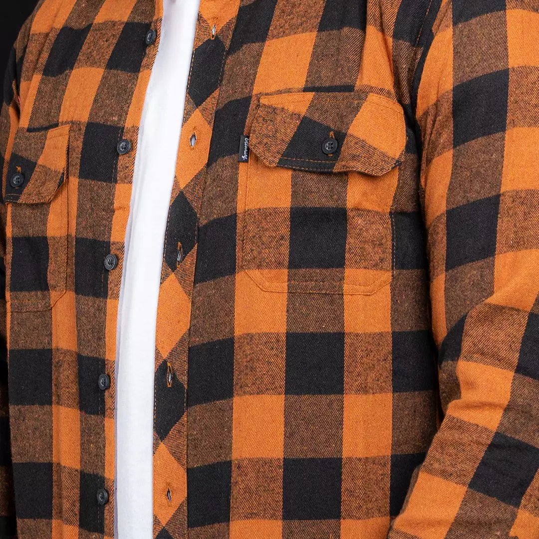 Kemeja Flanel Panjang S-Whram Unisex