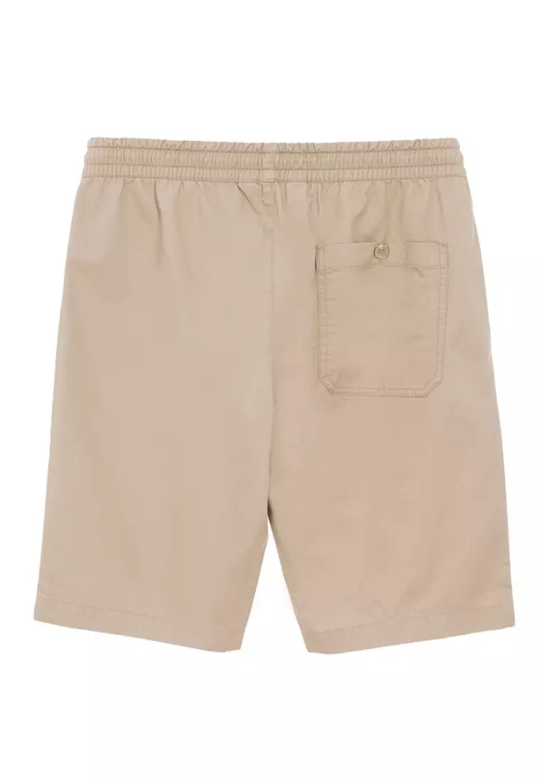 Mens drawstring online khaki shorts