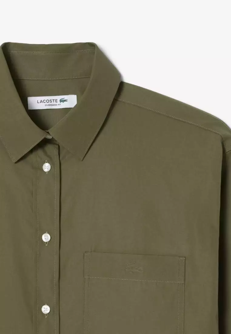 Oversized Cotton Poplin Shirt