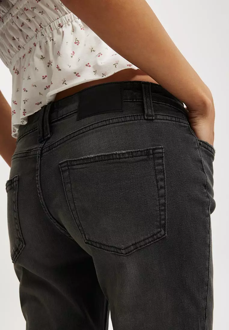 Low Rise Bootcut Jeans