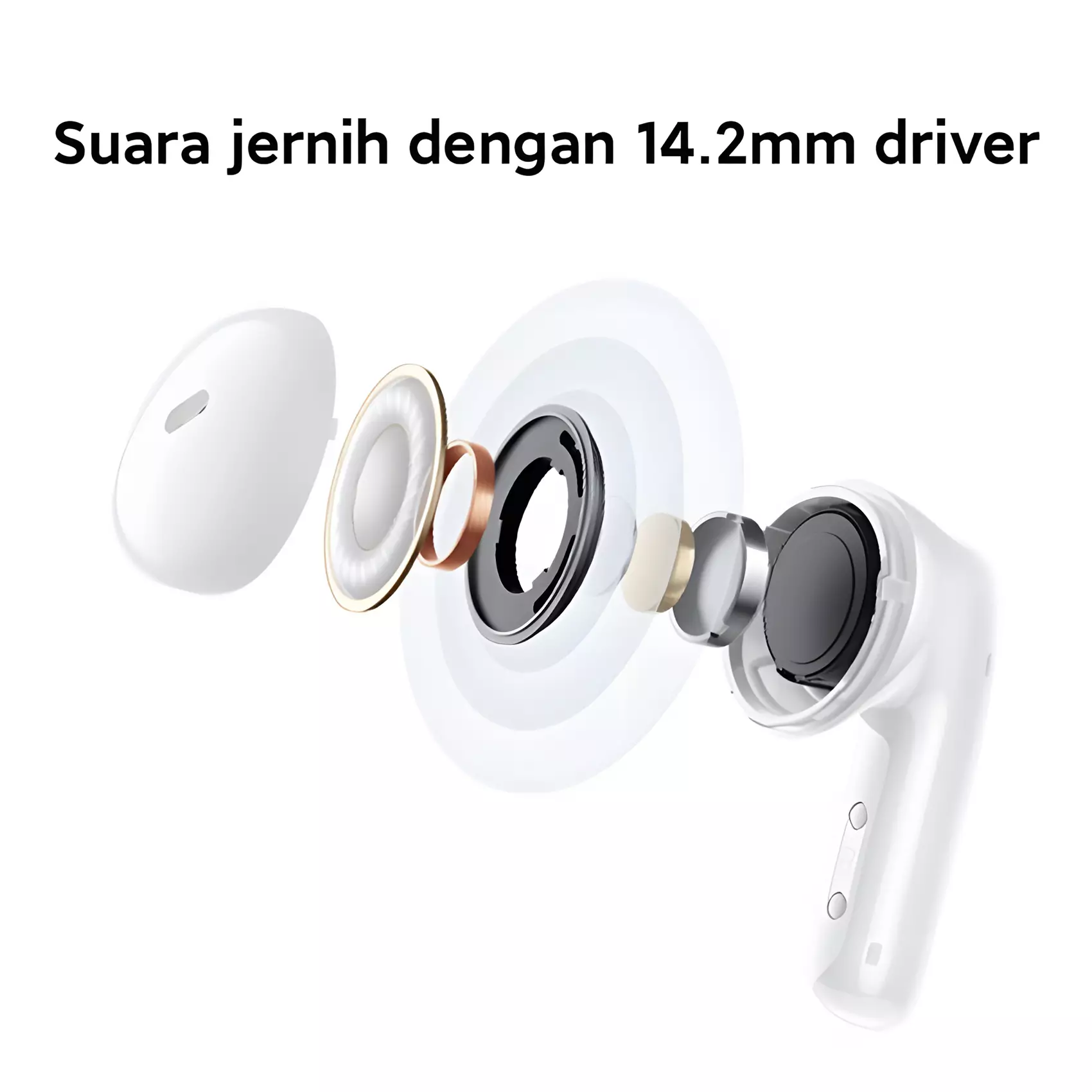 Xiaomi Redmi Buds 6 Active | Google Fast Pair | Baterai Hingga 30 Jam | Audio Spasial | IPX 4 - Pink