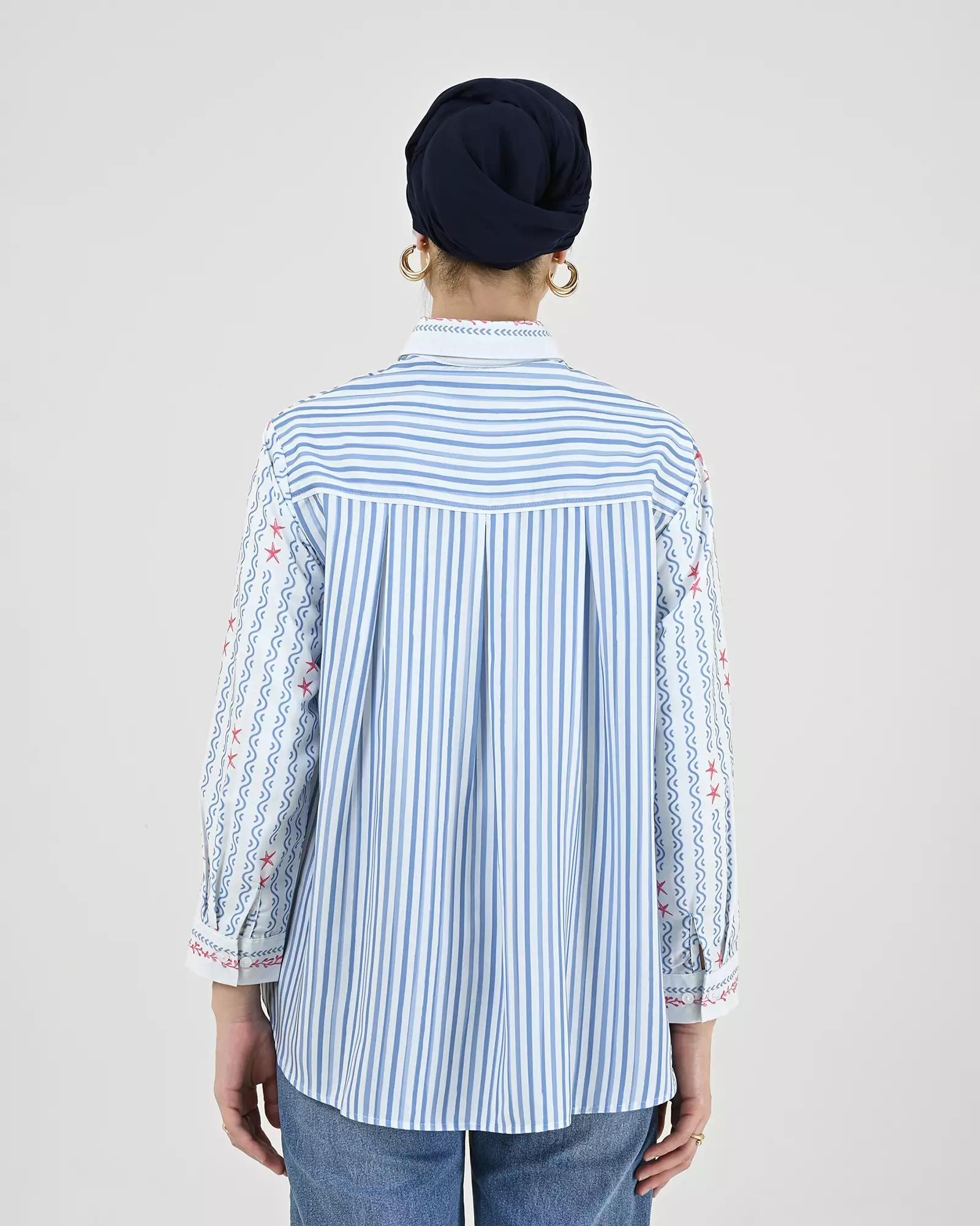 Geulis.id RALINE SHIRT - Lightblue