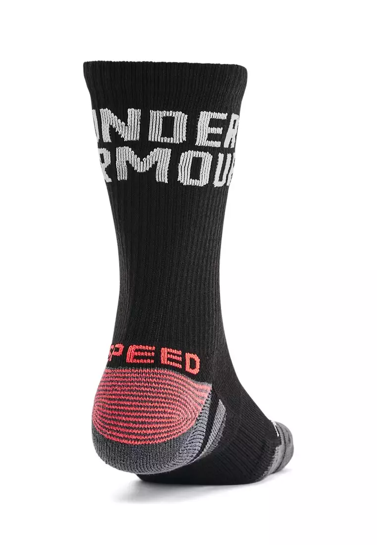 Under Armour Unisex UA Performance Tech SlipSpeed™ 2-Pack Crew Socks
