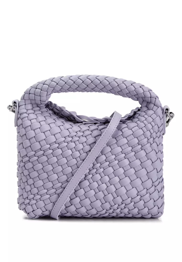 Buy London Rag Mini Woven Handbag in Purple 2024 Online | ZALORA ...