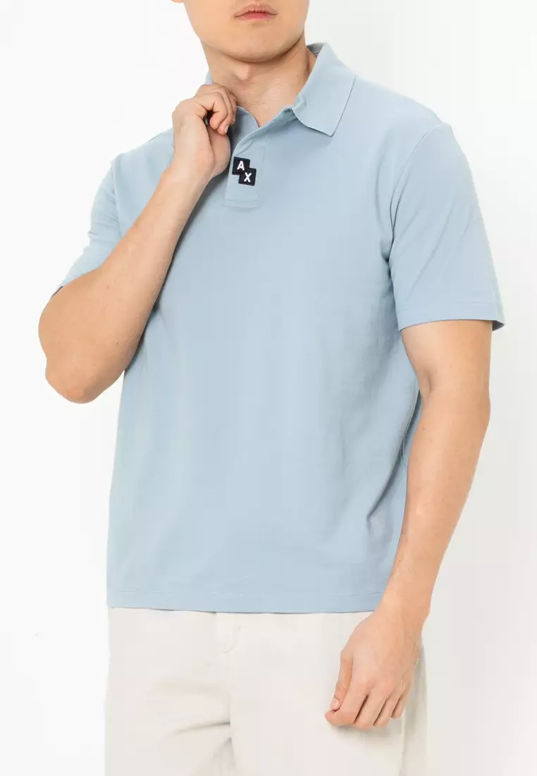 Jual Armani Exchange Logo Polo Shirt Original 2025 ZALORA