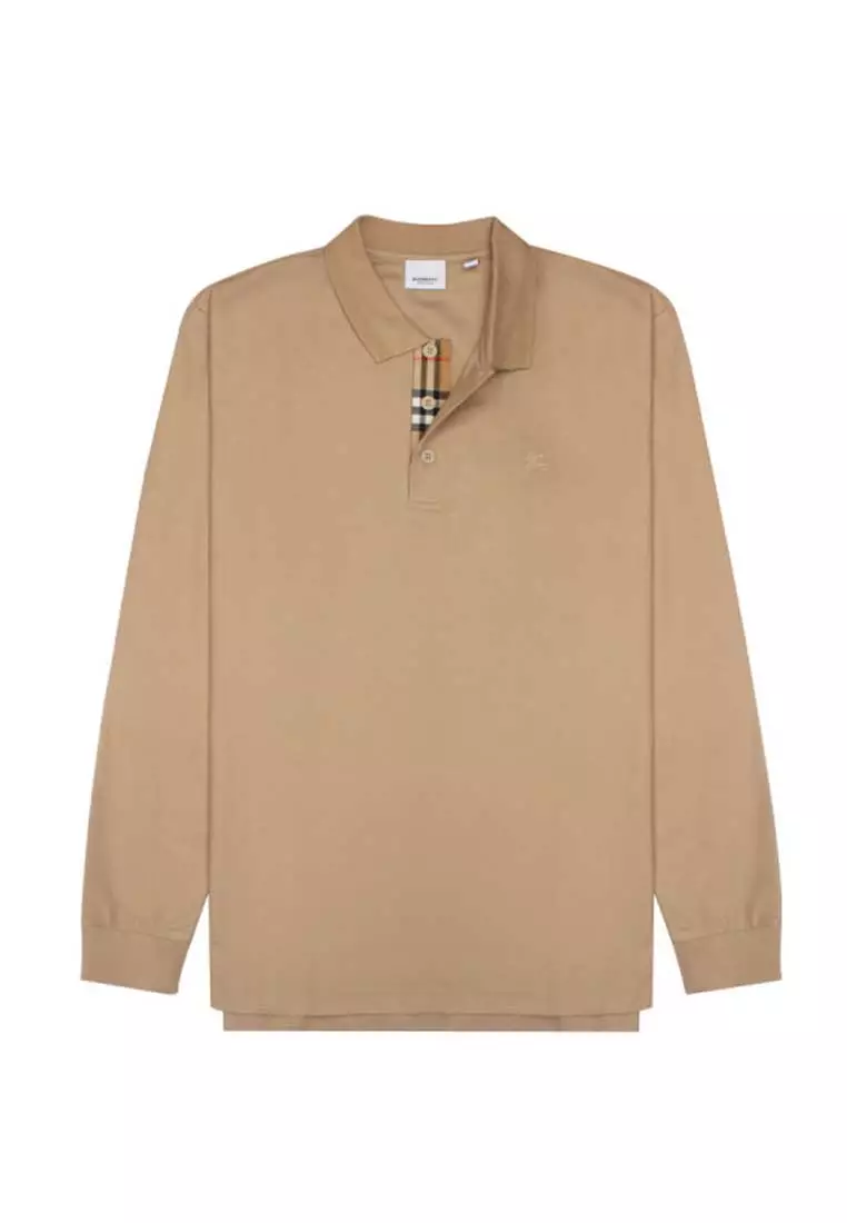 Buy Burberry Burberry Cotton men s long sleeved POLO 80754861 2024