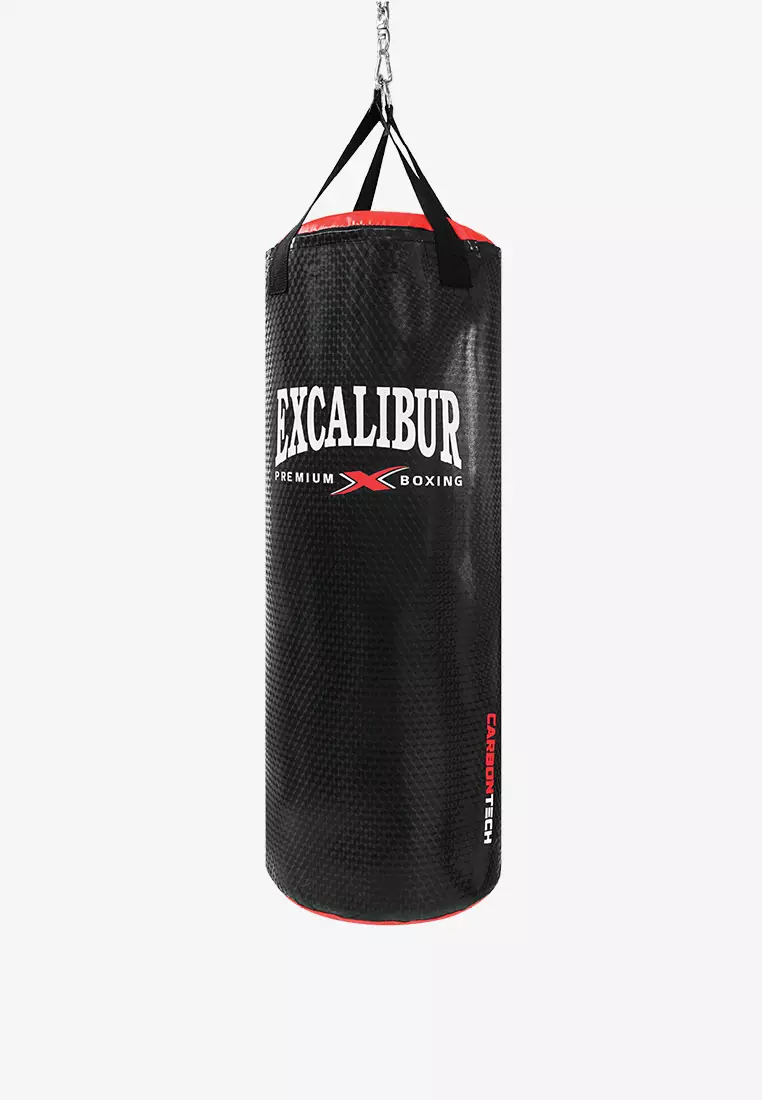 Buy Excalibur Carbontech Punching Bag 120x35 Black/Red Unfilled