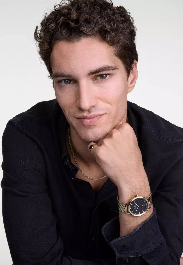 Classic Mini Signet Ring Gold - Unisex Ring for women and men stainless steel Ring DW Official Authentic Original