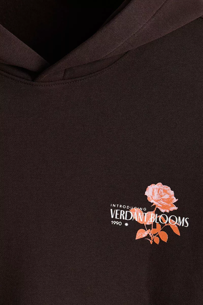 Relaxed Fit Printed hoodie