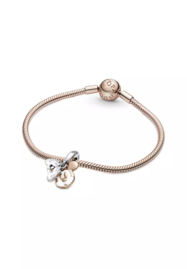Pandora minnie mouse charm rose shop gold