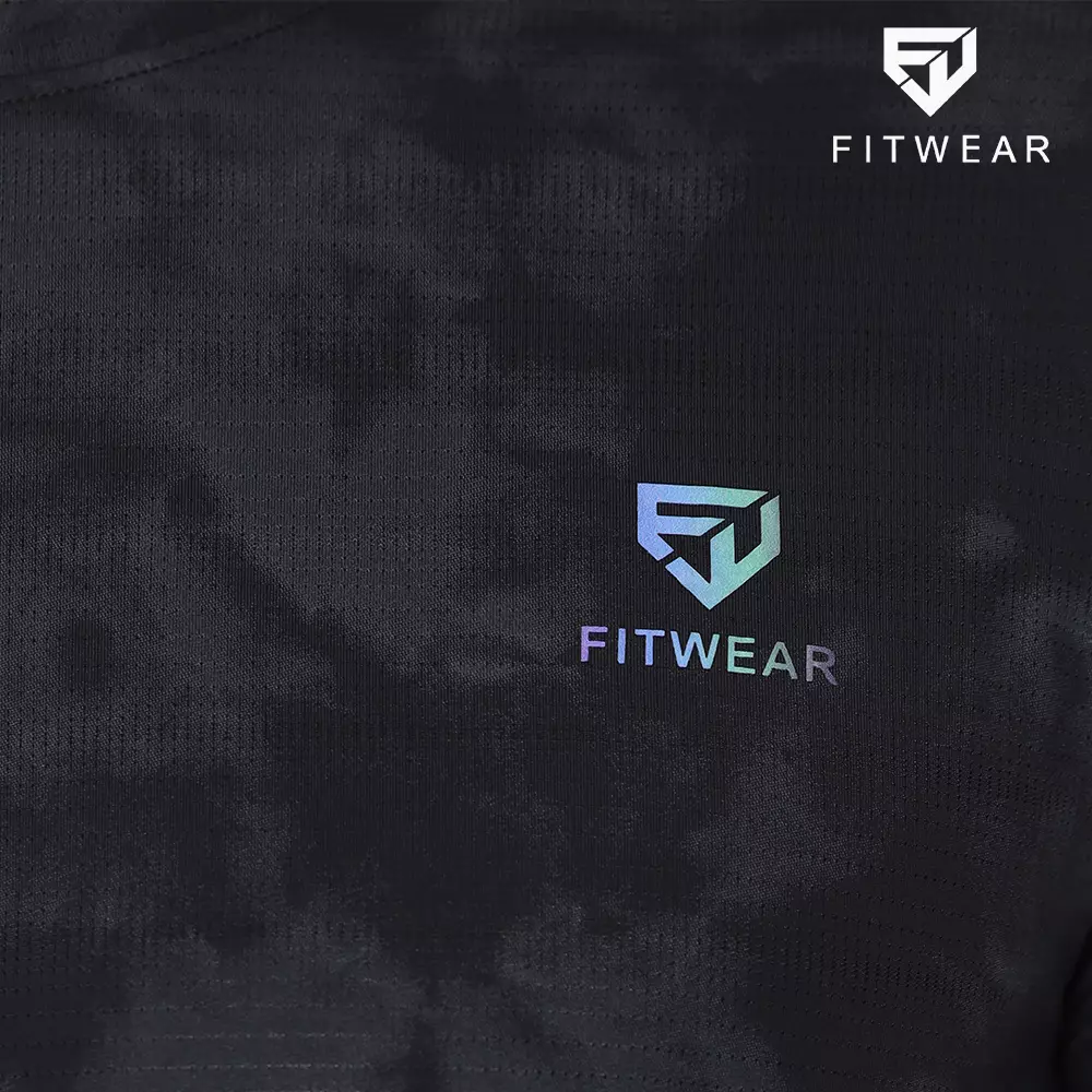 Fitwear - Kaos Dryfit Pria DAMIAN TIE DYE - BLACK