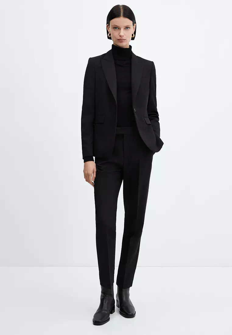 Buy Mango Fitted Suit Jacket 2024 Online ZALORA Philippines