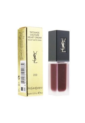 Buy Yves Saint Laurent Yves Saint Laurent Tatouage Couture Velvet Cream Velvet Matte Stain 209 Anti Social Prune 6ml 0 2oz Online Zalora Malaysia