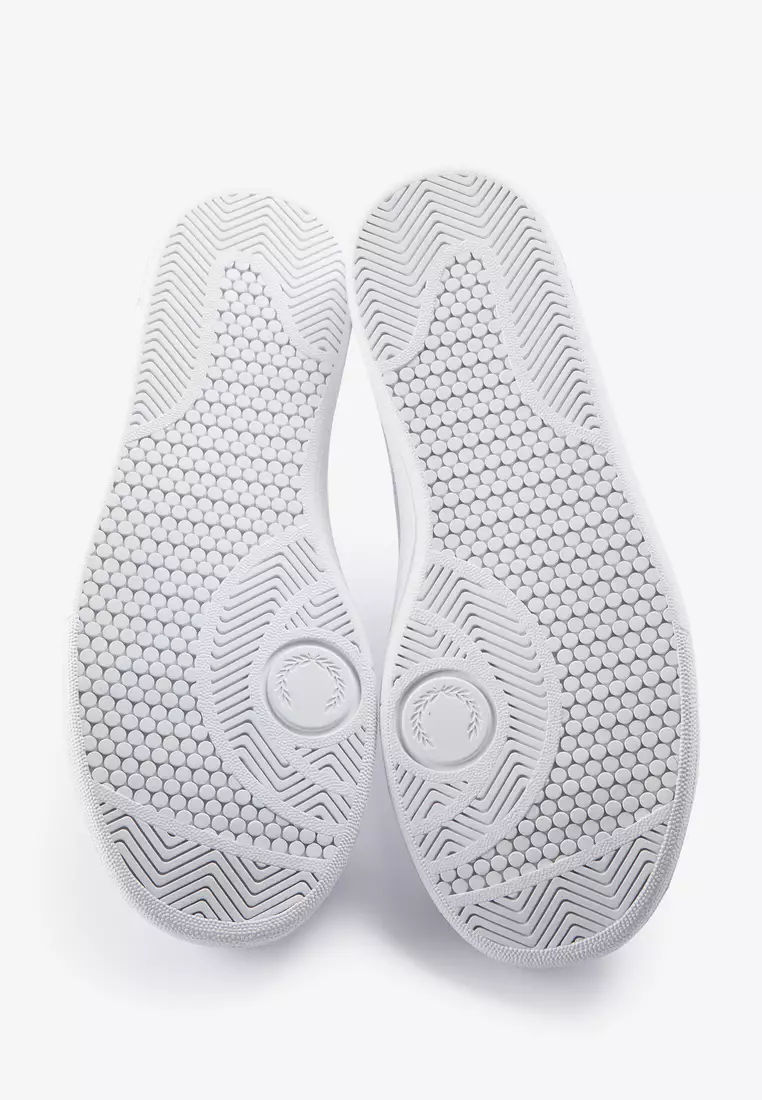 Fred Perry B6312W B721 LEATHER SHOES (WHITE)
