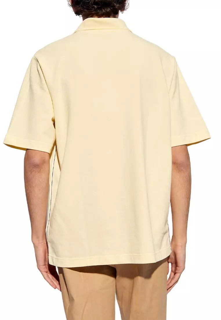 Equestrian Knight Cotton Polo Tee in Sherbet