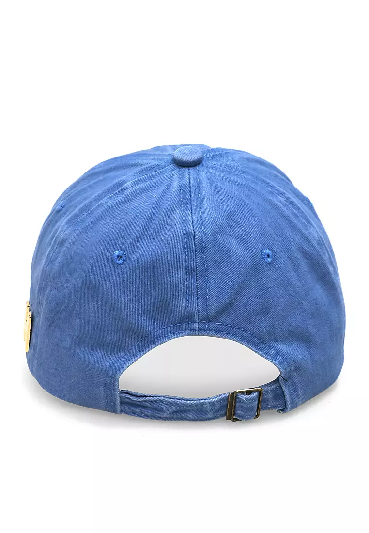 Drsh Topi Baseball Unisex Plain Casual Sport Adjustable Material Cotton ORIGINAL - Light Blue