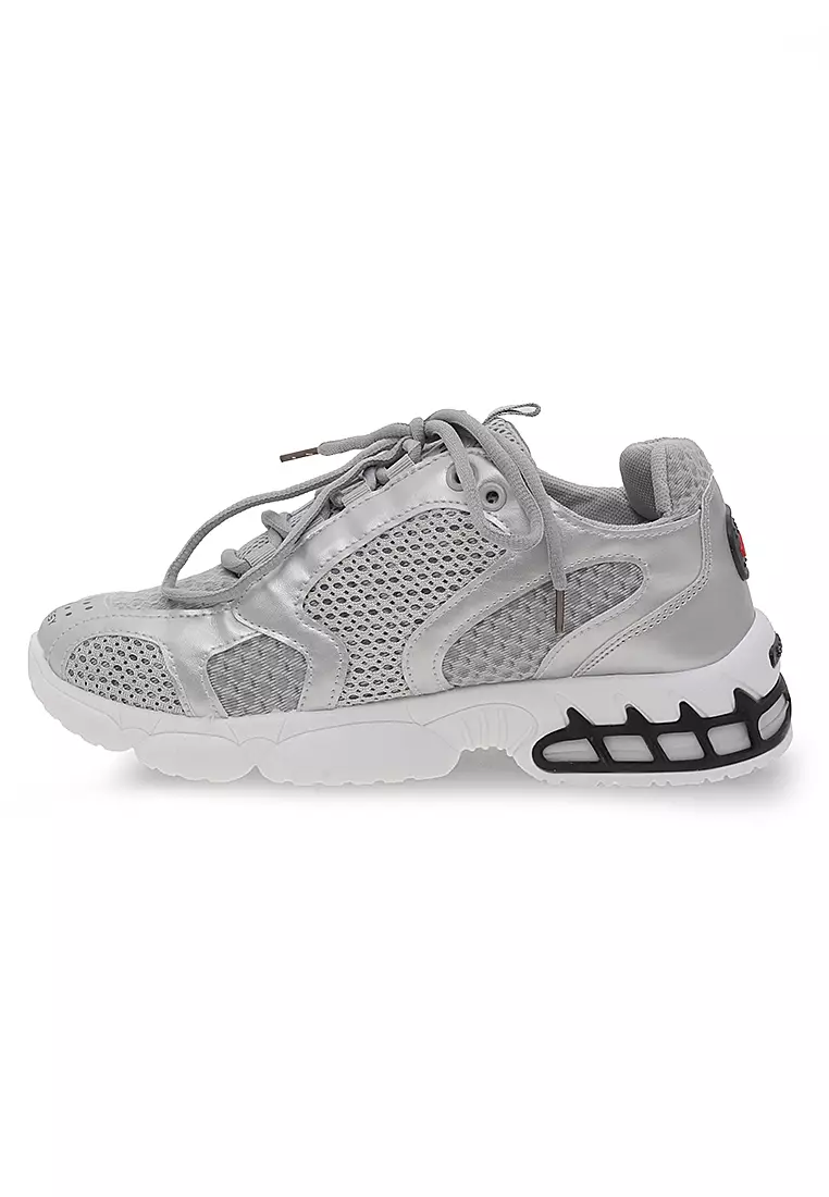 Chayton Shoes Sepatu Olahraga Pria Sneakers Casual Sport Material Canvas ORIGINAL - Silver