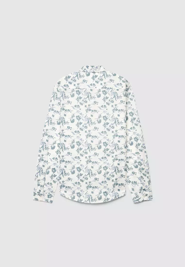 Men's Floral Print Shirt