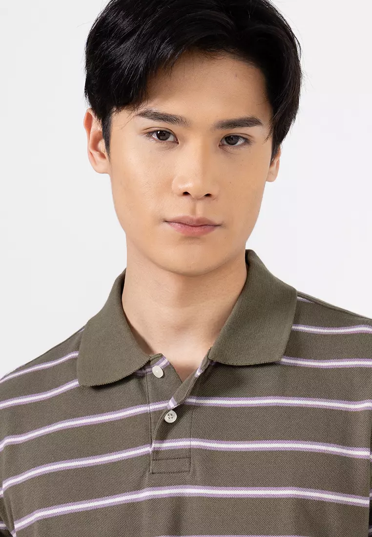 Relaxed Pique Polo Shirt