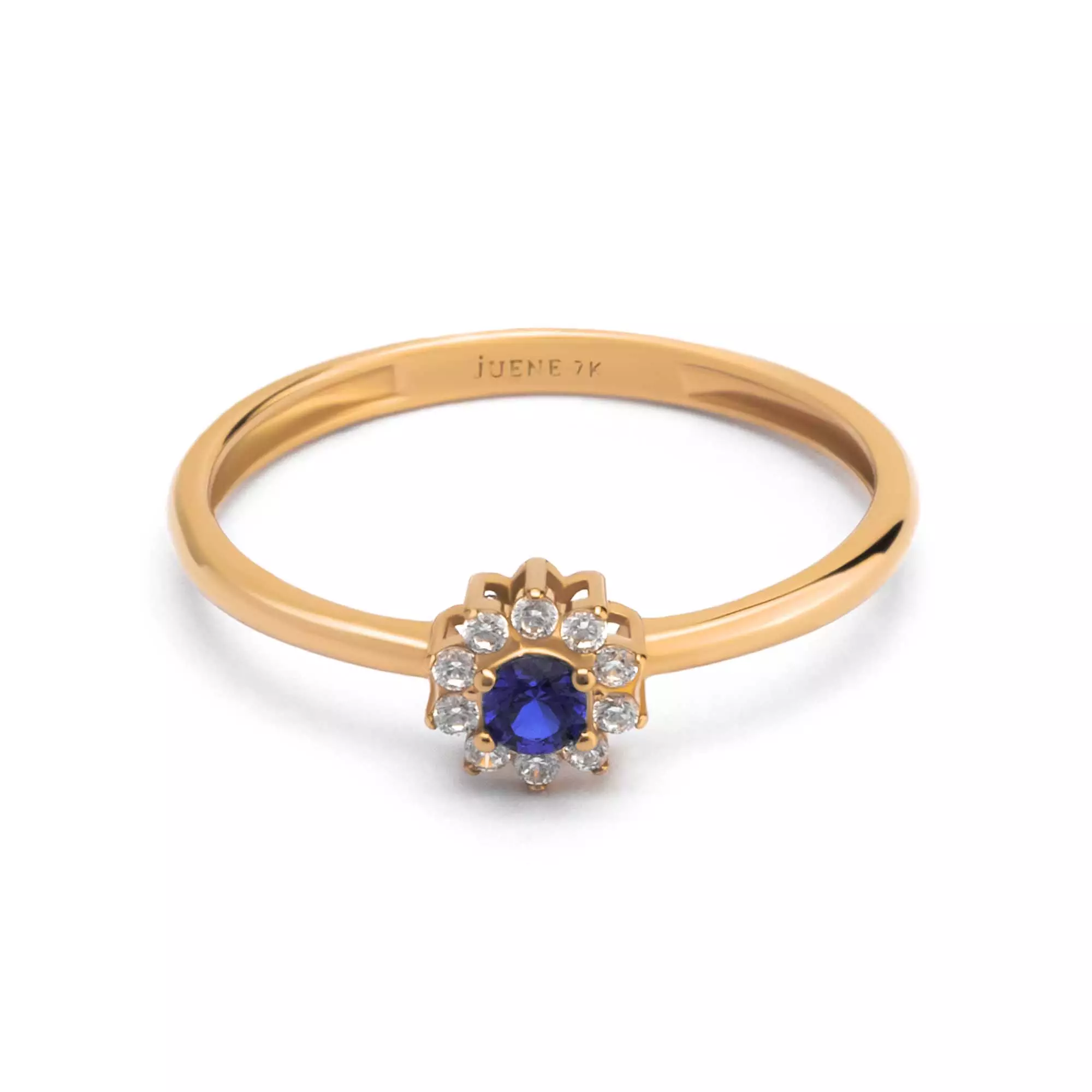 Cincin Emas 7k - Kyna Gold Ring - Moonveil Collection - Juene Jewelry