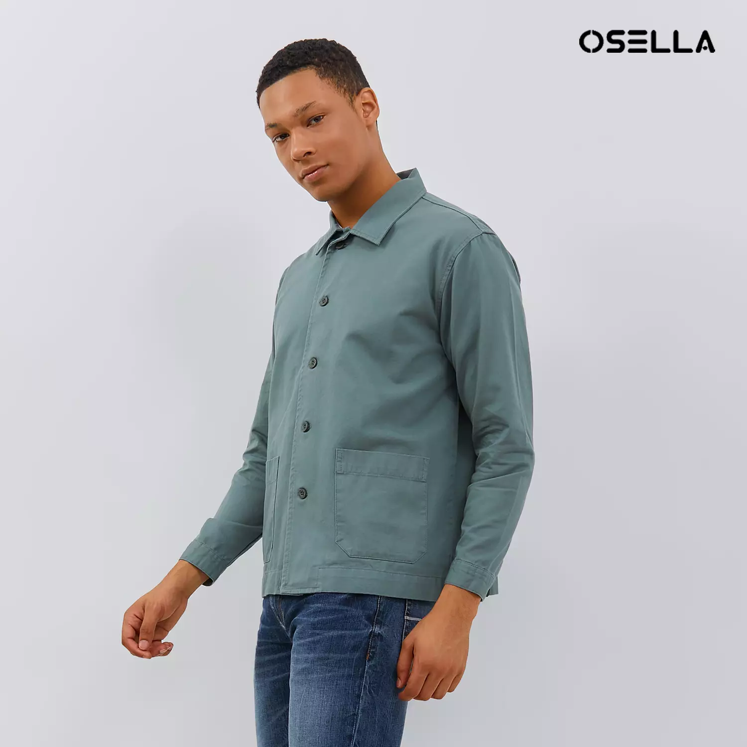 [NEW] Osella Utility Jacket 20614004 | Jaket Pria Warna Dusty Green