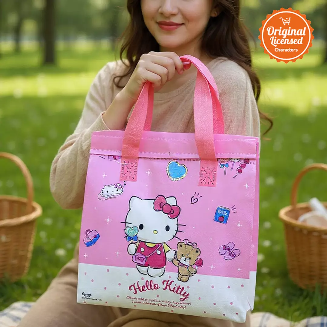 Tas Belanja HBPA Foil Motif Hello Kitty 25x25 cm