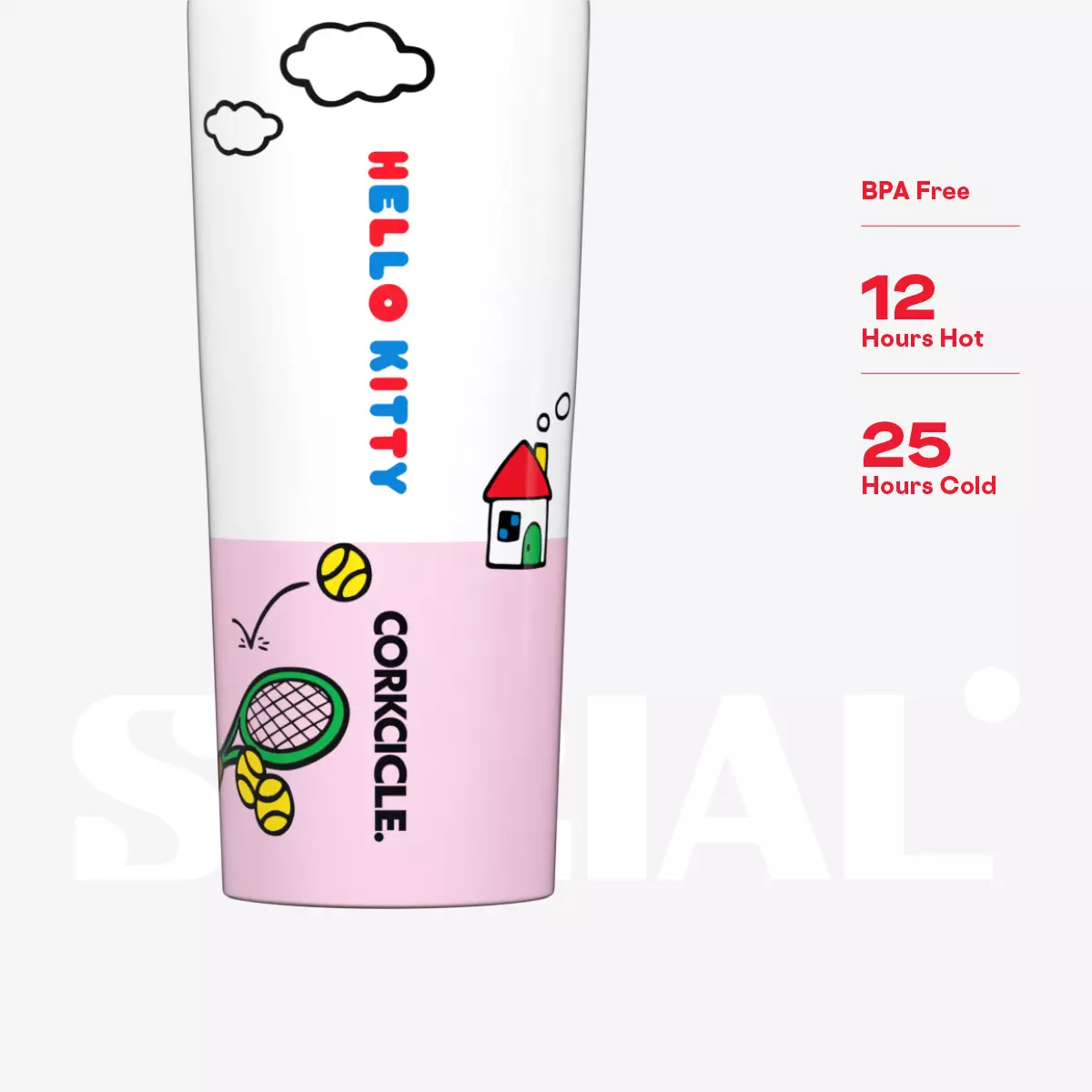 Corkcicle + Sanrio Characters - Hello Kitty Court Cutie Canteen