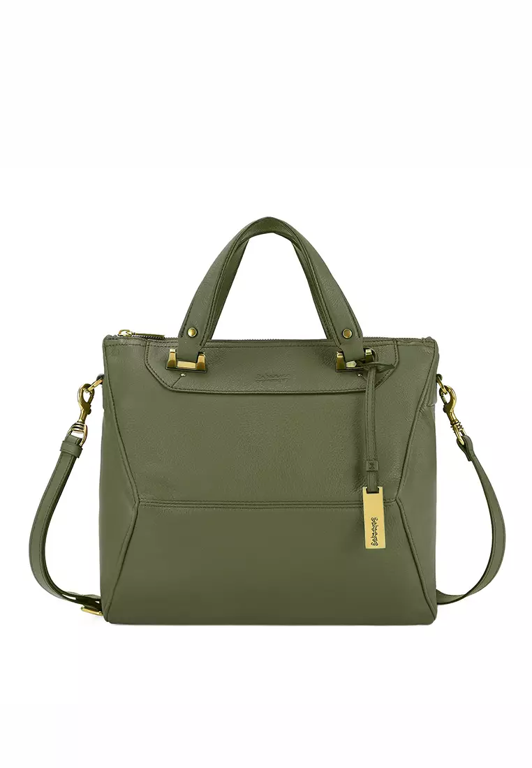 Buy RABEANCO ALPS Top Handle Satchel Bag Olive Green 2024 Online