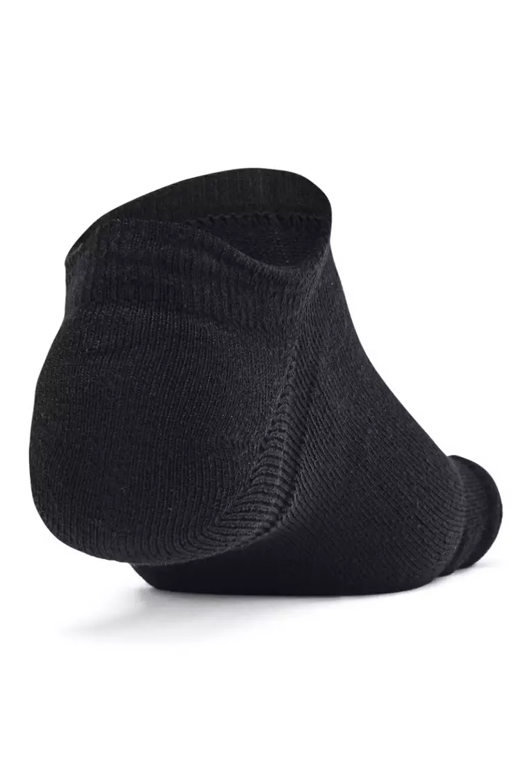 Under Armour Unisex UA Essential Cushion 6-Pack No Show Socks