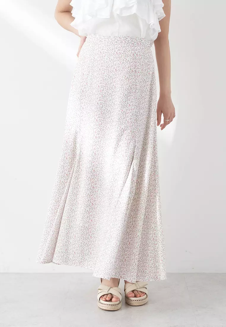 Earth Music & Ecology - Makoto Pattern Flared Skirt