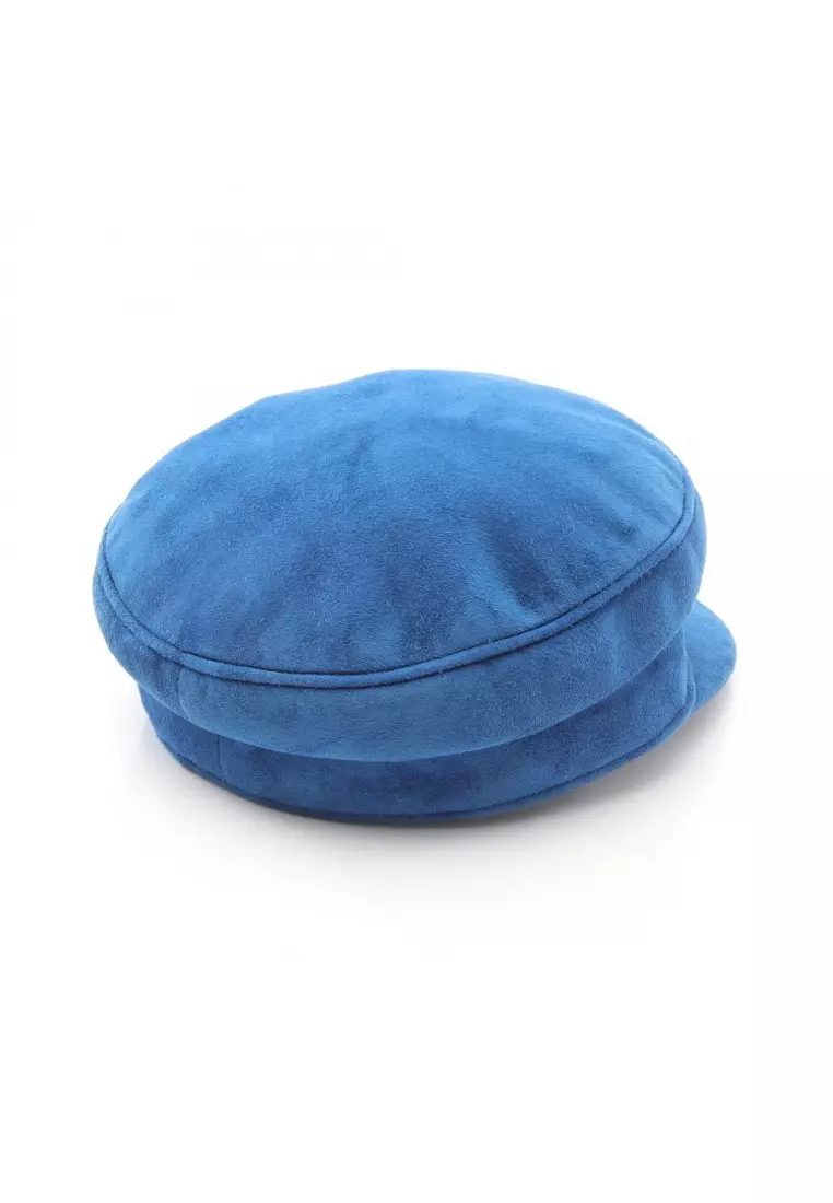 Hermes Pre-Loved Hermès casquette hat leather blue 2026 | Buy