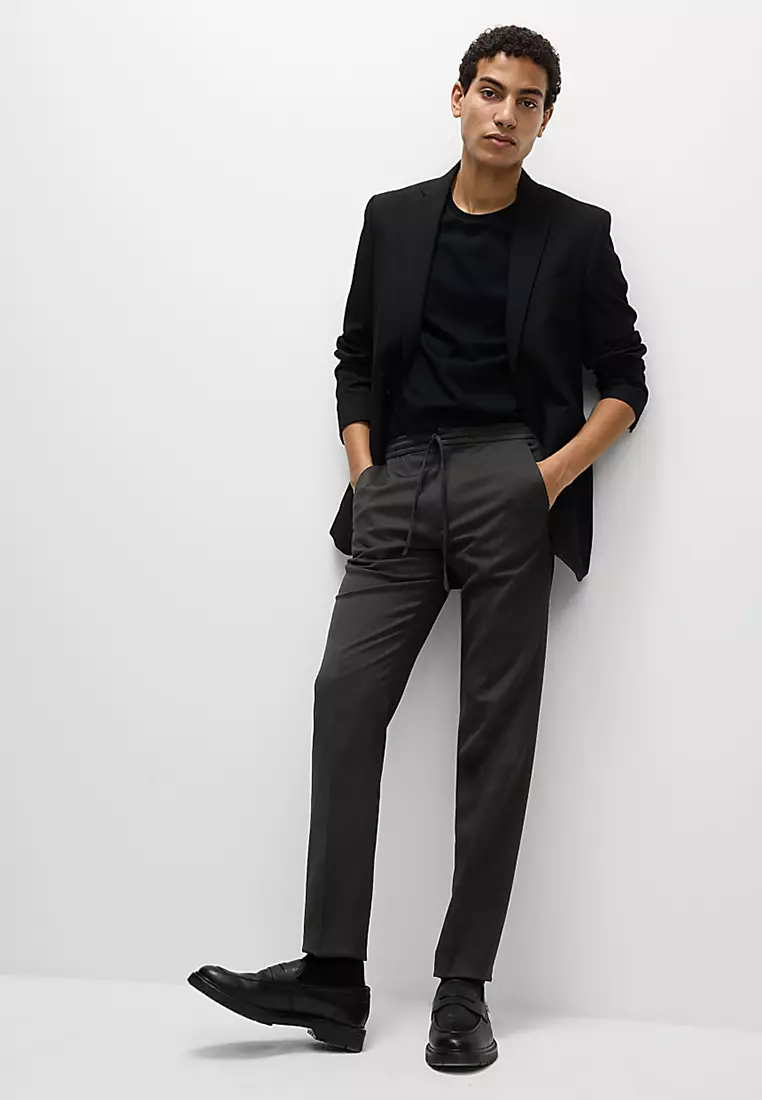 Tapered Fit Elasticated Trousers