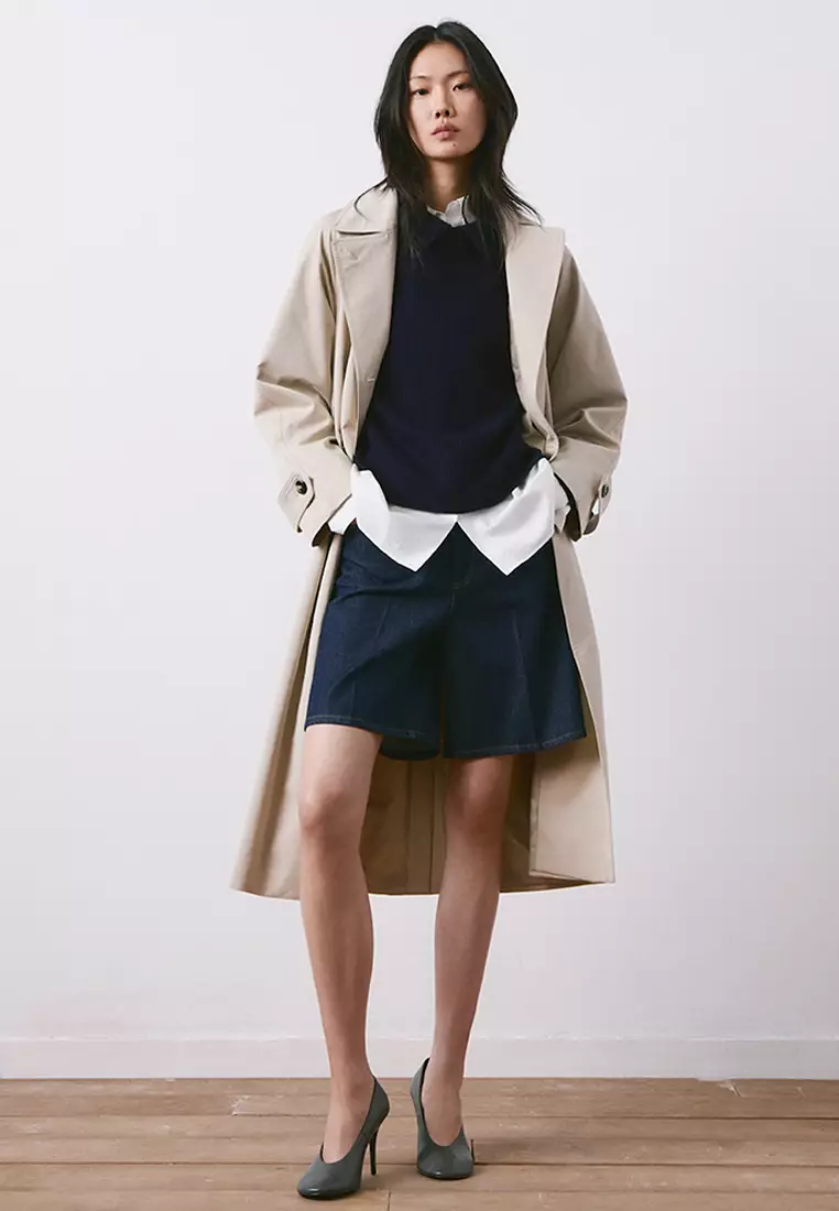 Knitted Polo-Neck Sweater