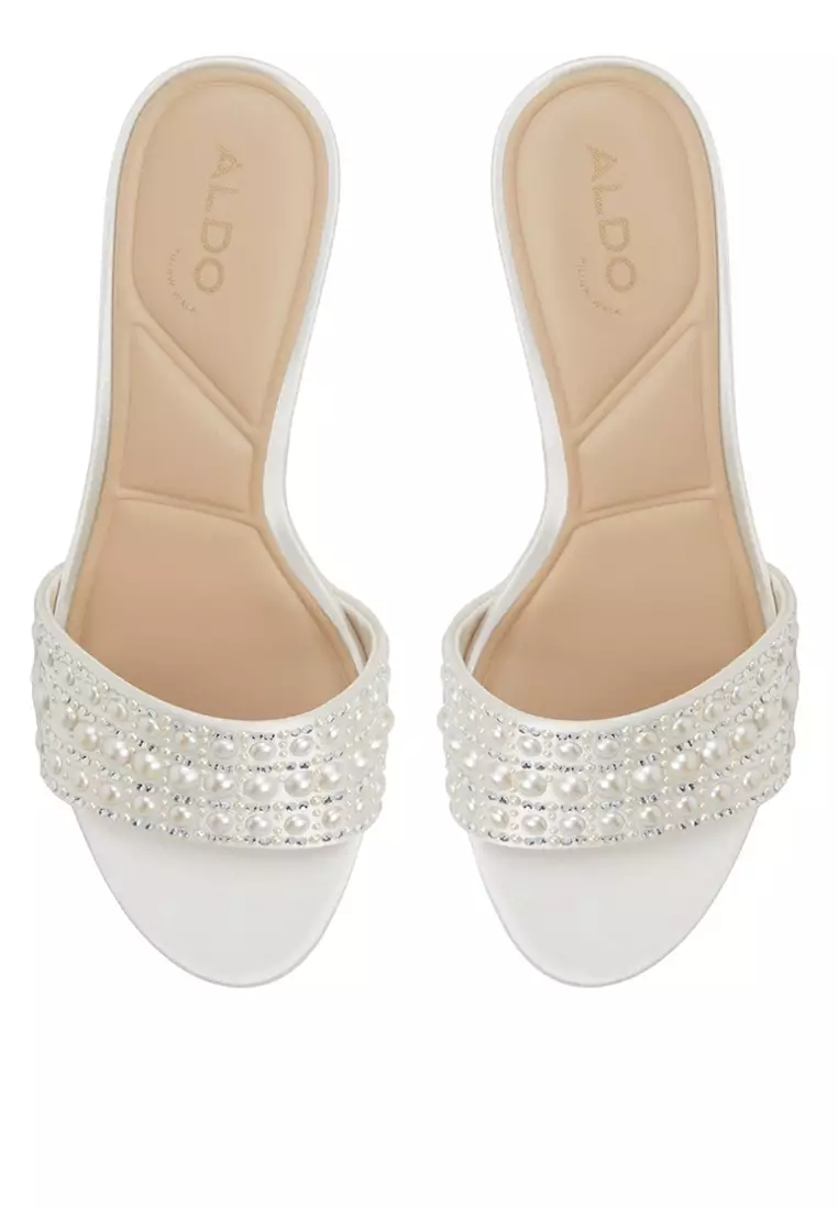Sandals White Mules Amazon Buy ALDO Eternally Embellished Mules