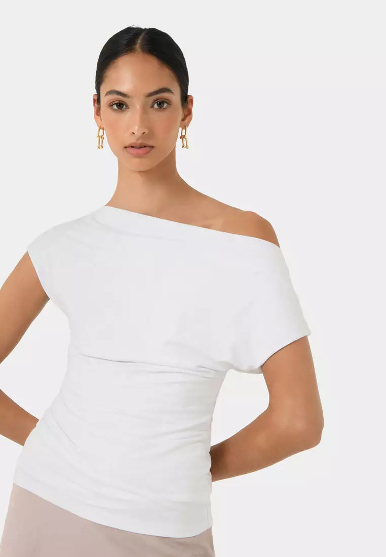 Mia Off Shoulder Jersey Top